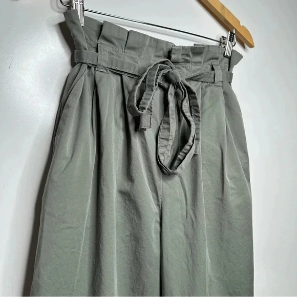 Everlane Organic Cotton The Paperbag Pants in Thyme Size 2 - Picture 4 of 11